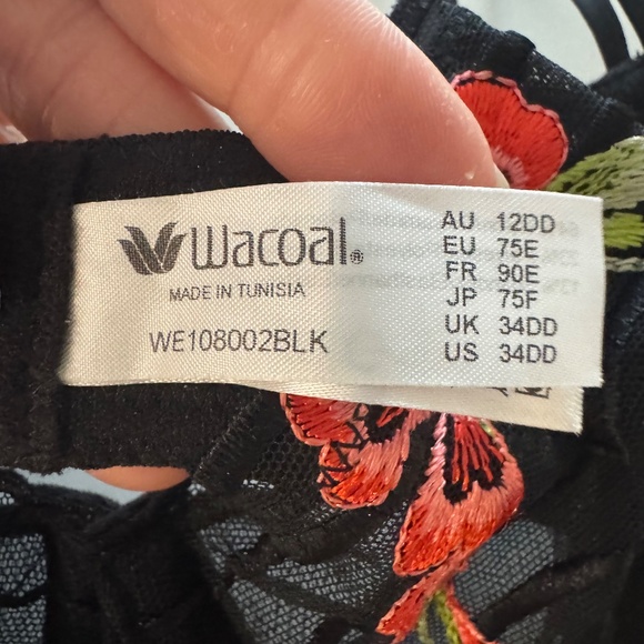 Wacoal Bra and Panty Set 34DD / L - Picture 2 of 3